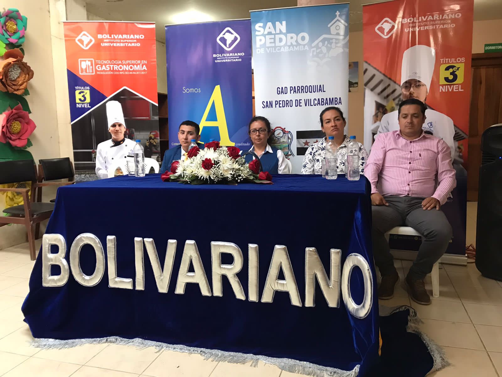 Se inaugura proyecto entre el Universitario Bolivariano y el GAD San Pedrode Vilcabamba